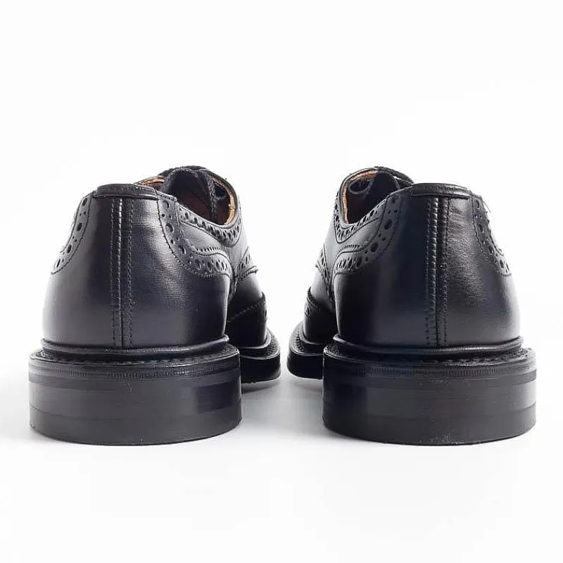 Tricker's - Derby - Bourton - Dainite - Black Calf<Collezione Scarpe Uomo Allacciate