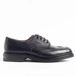 Tricker's - Derby - Bourton - Dainite - Black Calf<Collezione Scarpe Uomo Allacciate