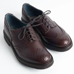 Tricker's - Derby In Pelle - Bourton Naster - Testa Di Moro<Collezione Scarpe Uomo Allacciate