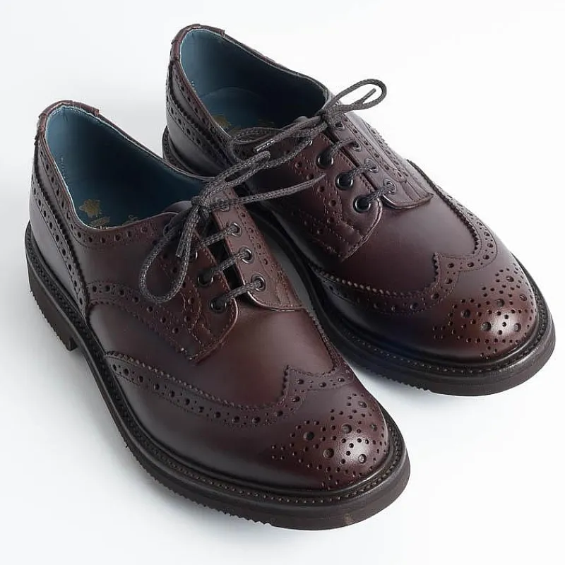 Tricker's - Derby In Pelle - Bourton Naster - Testa Di Moro<Collezione Scarpe Uomo Allacciate