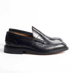 Tricker's - Mocassino Pelle - James - Nero<Collezione Scarpe Uomo Mocassini