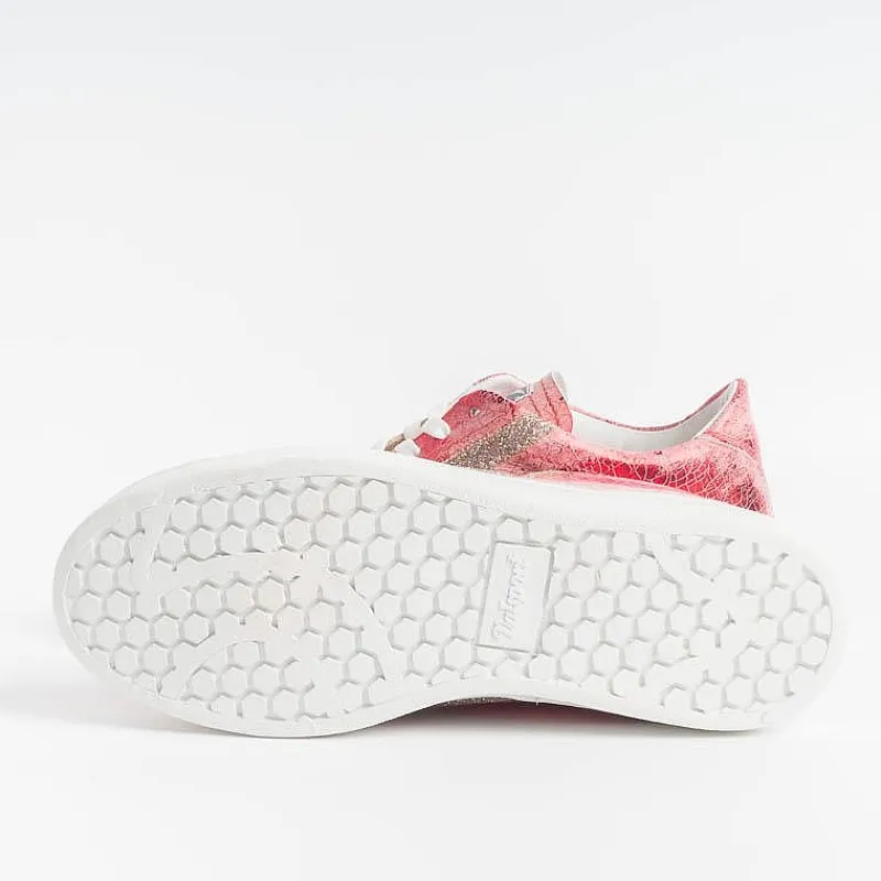 VALSPORT 1920 Valsport - Sneakers Tournament - Crack Rosso Glitterino Bordeau<Collezione Scarpe Donna Sneakers