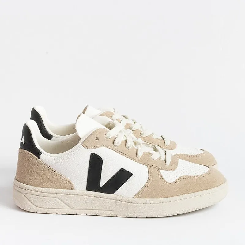 VEJA - Collezione Uomo Veja - Sneakers - V 10 Vx0503138 - Bianco Beige<Collezione Scarpe Uomo Sneakers
