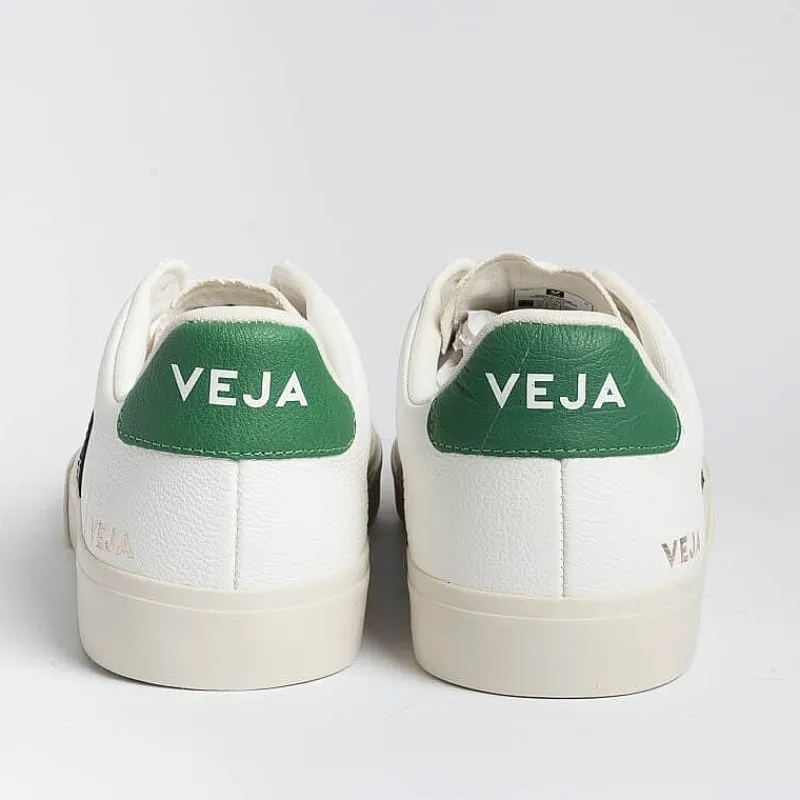 VEJA - Collezione Uomo Veja - Sneakers Campo - Bianco Nero Verde<Collezione Scarpe Uomo Sneakers