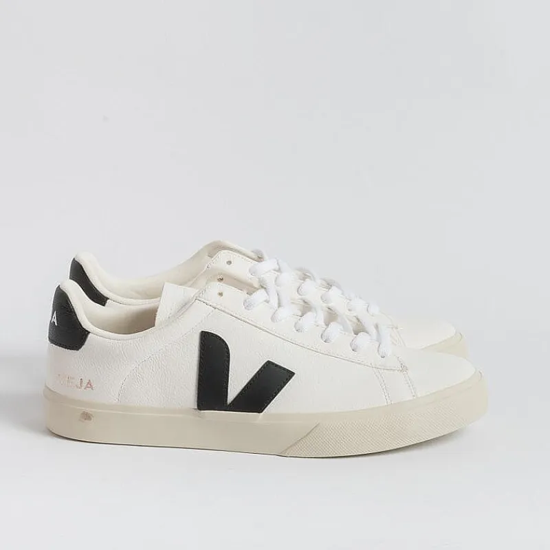 VEJA - Collezione Uomo Veja - Sneakers Campo Cp0501537 - Bianco Nero<Collezione Scarpe Uomo Sneakers