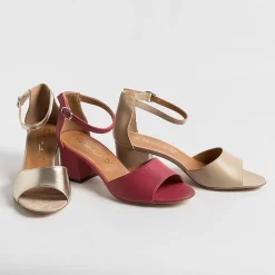 Via Roma 15 - Sandali Con Tacco - 3065 - Nappa Nude<Collezione Scarpe Donna Sandali Con Tacco