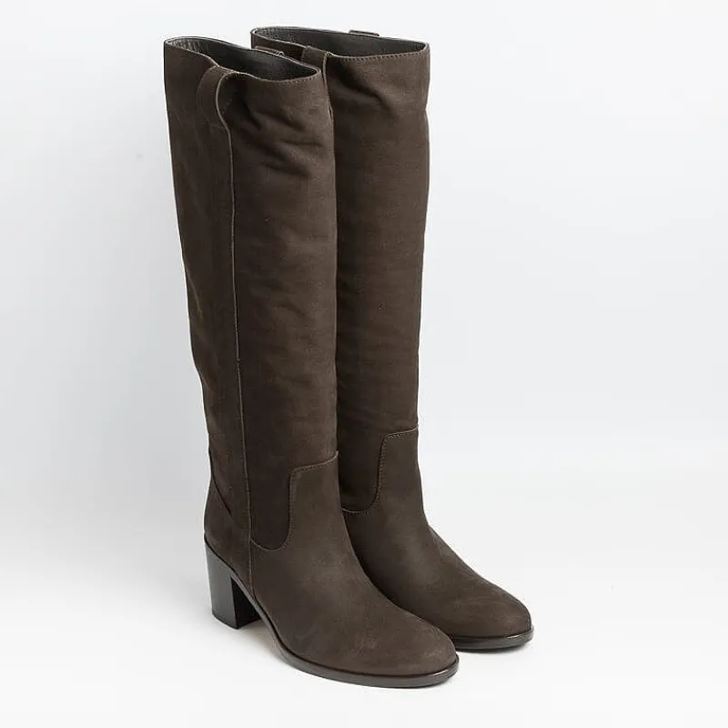Via Roma 15 - Stivali - 3961 - Nabuk Testa Di Moro<Collezione Scarpe Donna Stivali