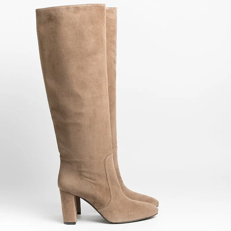 Via Roma 15 - Stivali 3434 - Camoscio Acero<Collezione Scarpe Donna Stivali