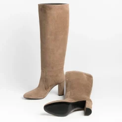 Via Roma 15 - Stivali 3434 - Camoscio Acero<Collezione Scarpe Donna Stivali