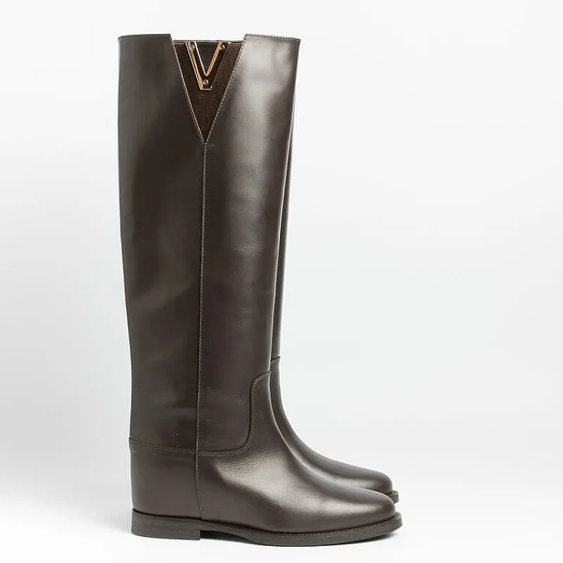 Via Roma 15 - Stivali 3990 - Santa Monica Testa Di Moro<Collezione Scarpe Donna Stivali