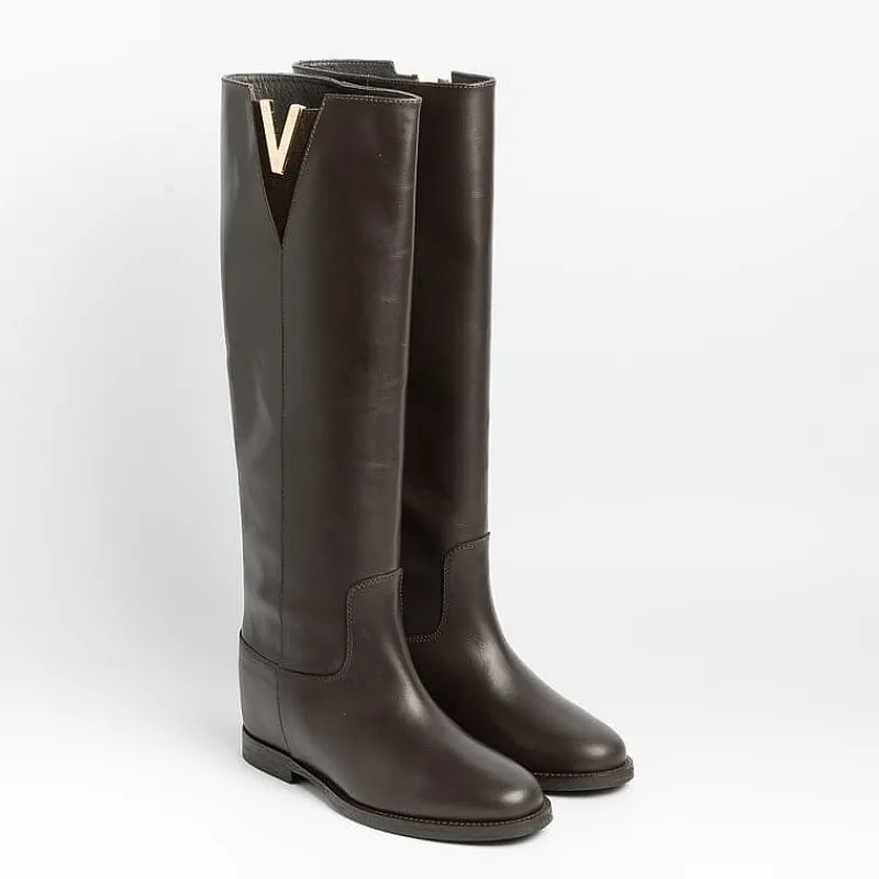 Via Roma 15 - Stivali 3990 - Santa Monica Testa Di Moro<Collezione Scarpe Donna Stivali