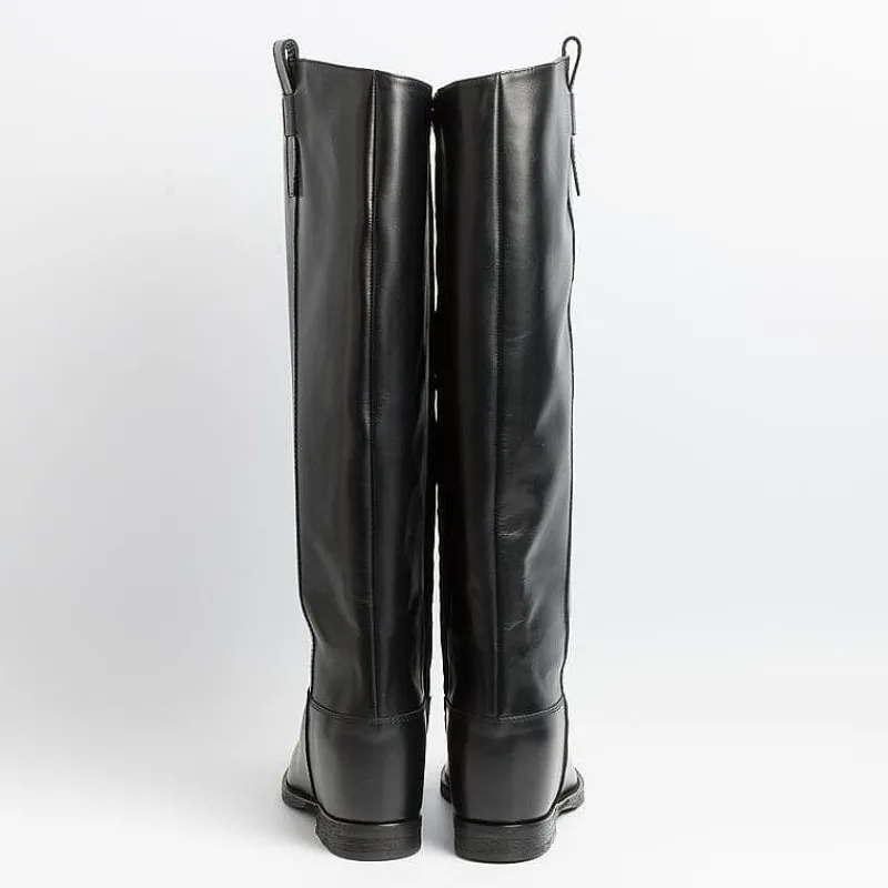 Via Roma 15 - Stivali Con Zip Interna 3983 - Santa Monica Nero<Collezione Scarpe Donna Stivali