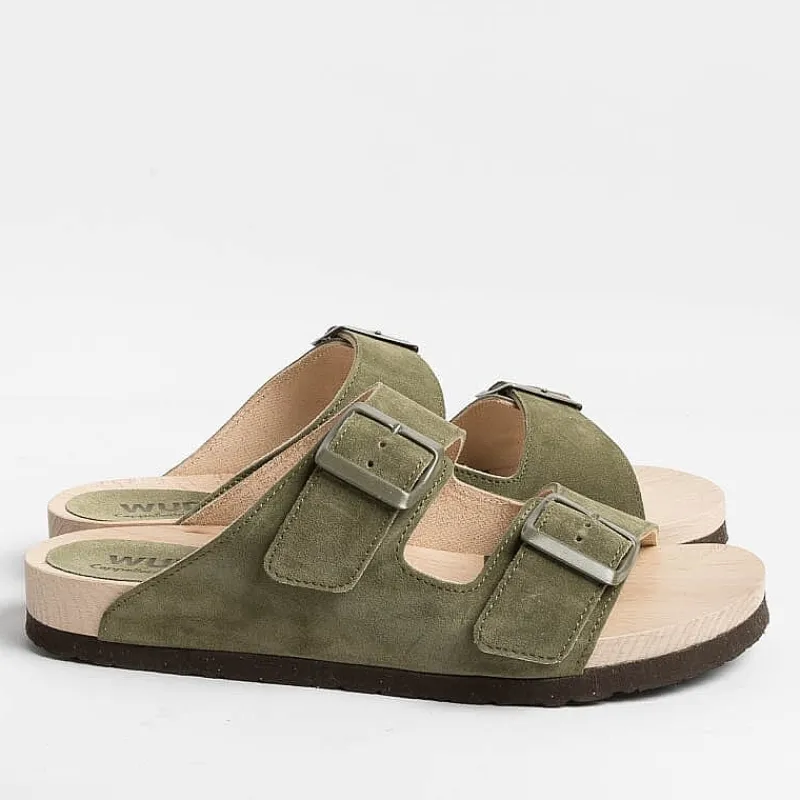 WUD - Sandali Bassi- Root - Bosco<Collezione Scarpe Donna Sandali Bassi